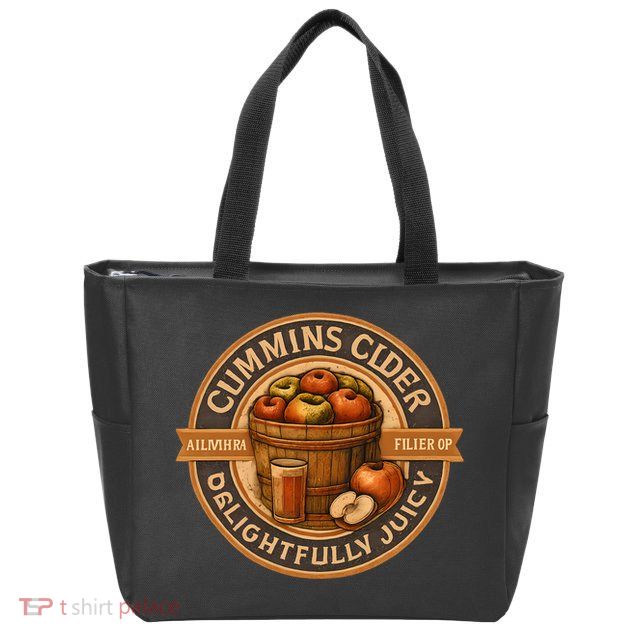 Cummins Cider - Delightfully Juicy Zip Tote Bag