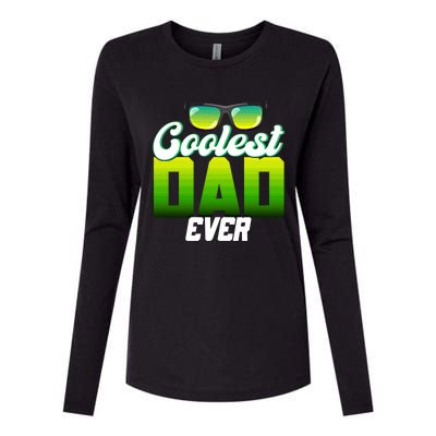 Cute Coolest Dad Around Worlds Coolest Dad Ever Coolest Dad Great Gift Womens Cotton Relaxed Long Sleeve T-Shirt