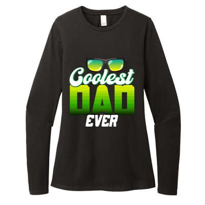 Cute Coolest Dad Around Worlds Coolest Dad Ever Coolest Dad Great Gift Womens CVC Long Sleeve Shirt