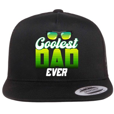 Cute Coolest Dad Around Worlds Coolest Dad Ever Coolest Dad Great Gift Flatbill Hat