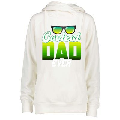 Cute Coolest Dad Around Worlds Coolest Dad Ever Coolest Dad Great Gift Womens Funnel Neck Pullover Hood