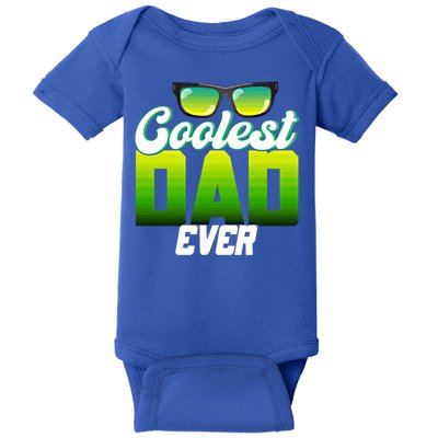 Cute Coolest Dad Around Worlds Coolest Dad Ever Coolest Dad Great Gift Baby Bodysuit