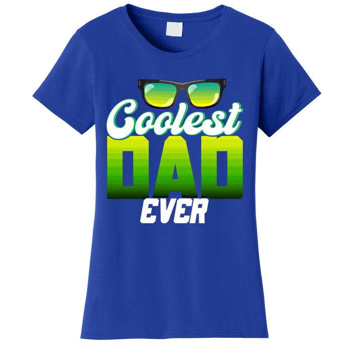 Cute Coolest Dad Around Worlds Coolest Dad Ever Coolest Dad Great Gift Women's T-Shirt