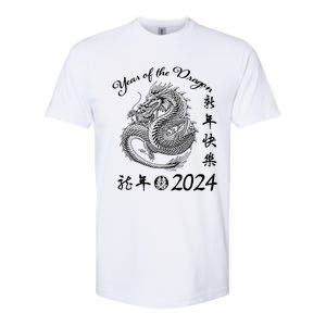 Chinese Calendar Dragon Year Happy New Year 2024   Softstyle CVC T-Shirt