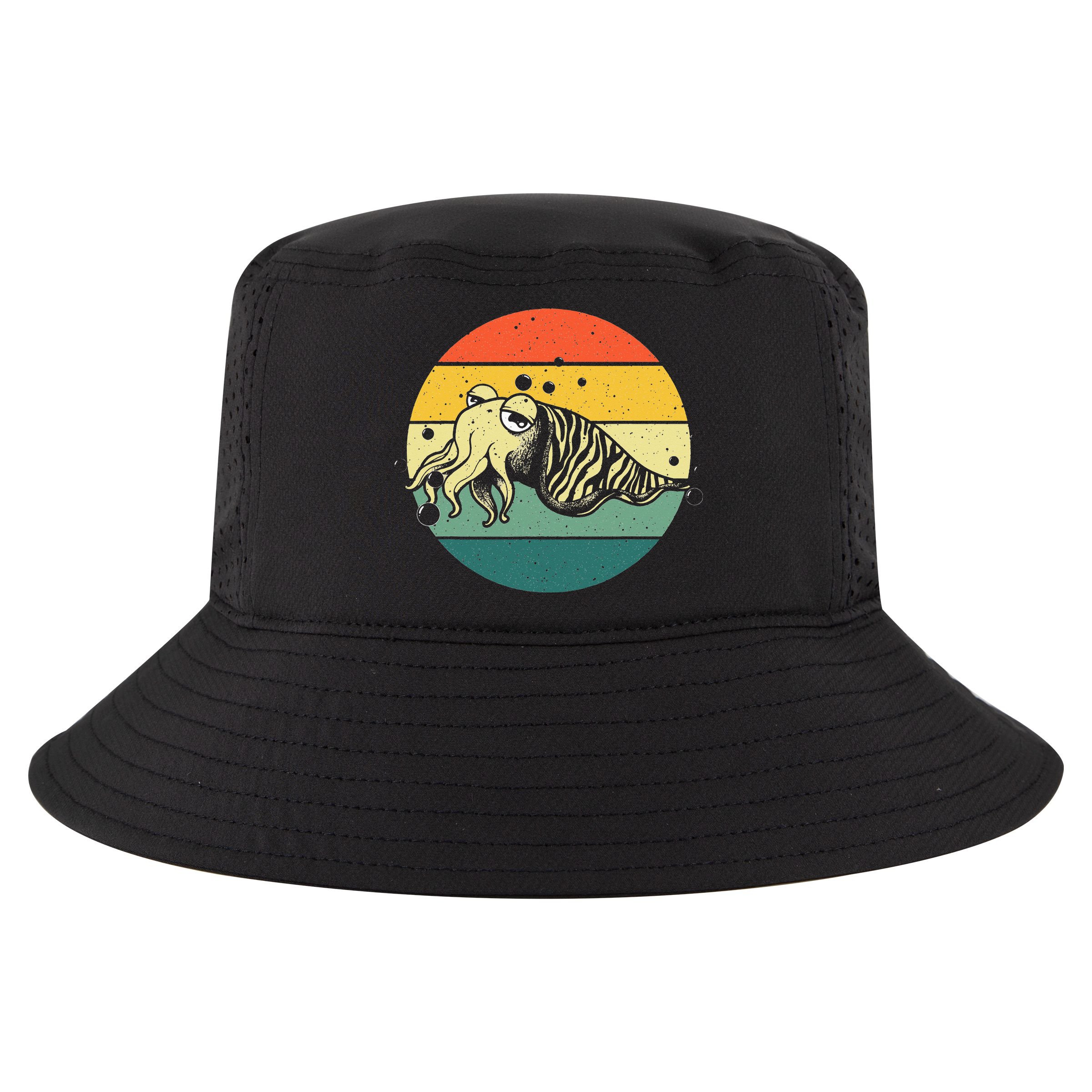 Cute Cuttlefish Design  Lovers Fishing Cool Comfort Performance Bucket Hat