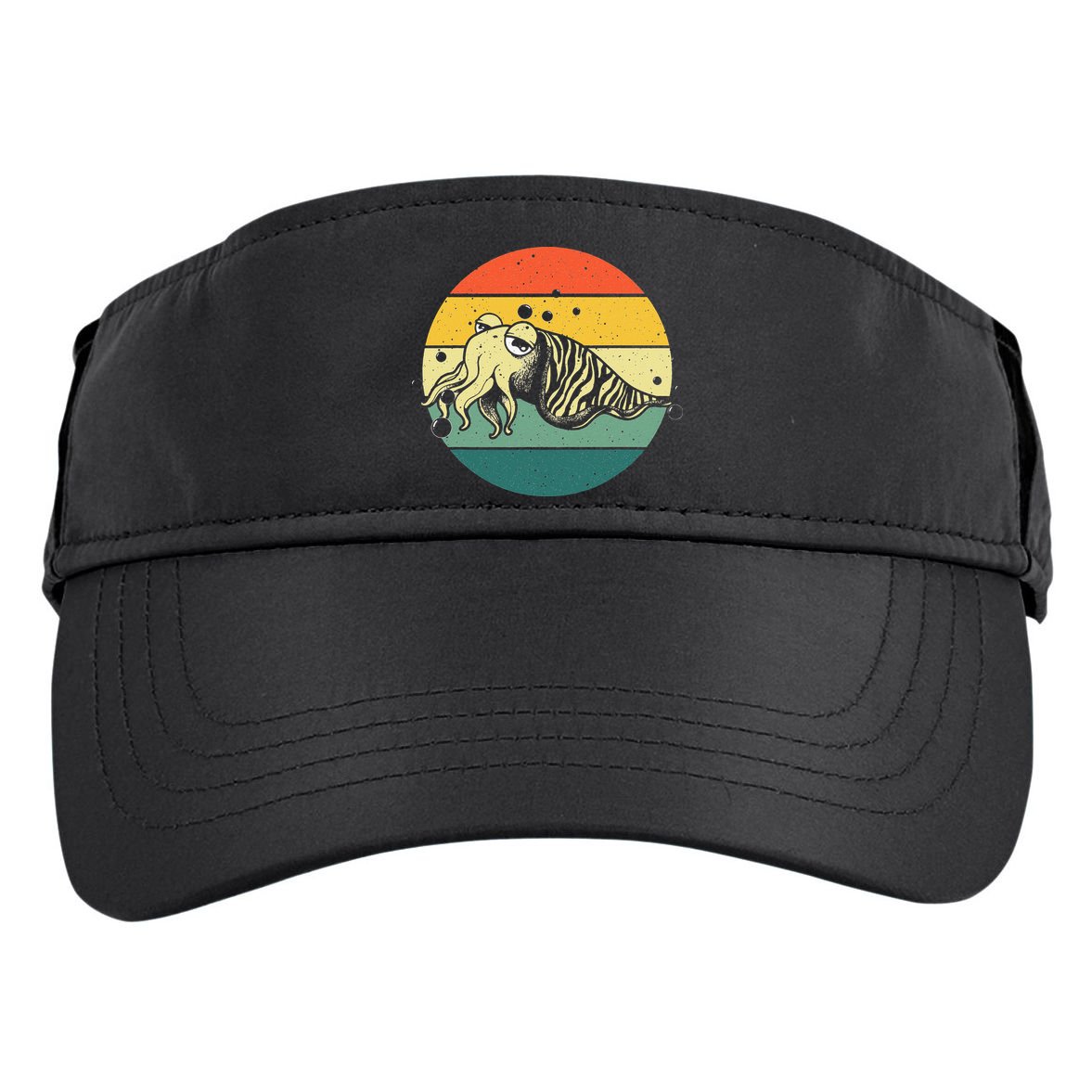 Cute Cuttlefish Design  Lovers Fishing Adult Drive Performance Visor
