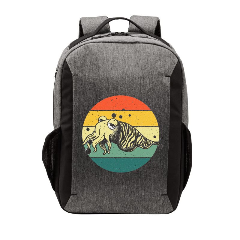Cute Cuttlefish Design  Lovers Fishing Vector Backpack