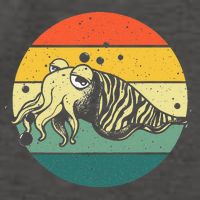 Cute Cuttlefish Design  Lovers Fishing Vector Backpack