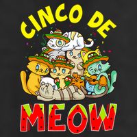 Cat Cinco De Meow Mayo Mexican Fiesta Cool Comfort Performance Bucket Hat