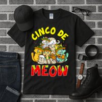 Cat Cinco De Meow Mayo Mexican Fiesta Tall T-Shirt