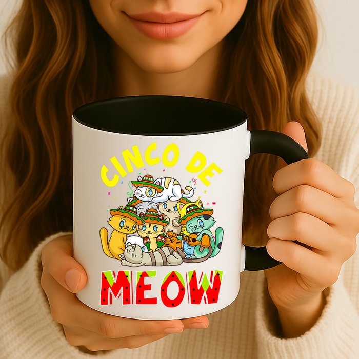 Cat Cinco De Meow Mayo Mexican Fiesta Mug