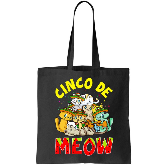 Cat Cinco De Meow Mayo Mexican Fiesta Bag