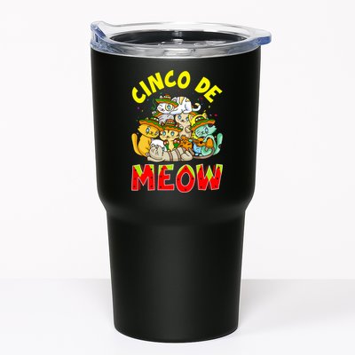 Cat Cinco De Meow Mayo Mexican Fiesta Tumbler