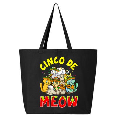 Cat Cinco De Meow Mayo Mexican Fiesta 25L Jumbo Tote