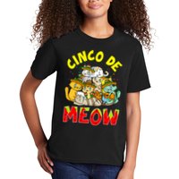 Cat Cinco De Meow Mayo Mexican Fiesta Kids T-Shirt