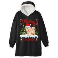 Chow Chow Dog Merry Christmas Tree Lighting Chow Chow Xmas Hooded Wearable Blanket