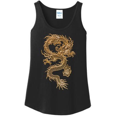 Chinese Culture Dragon Asian Gift Ladies Essential Tank