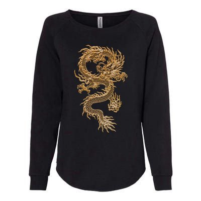 Chinese Culture Dragon Asian Gift Womens California Wash Sweatshirt