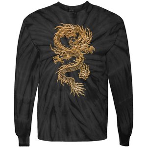 Chinese Culture Dragon Asian Gift Tie-Dye Long Sleeve Shirt