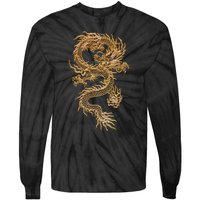 Chinese Culture Dragon Asian Gift Tie-Dye Long Sleeve Shirt