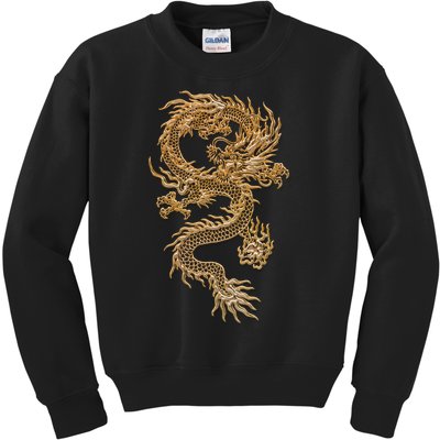 Chinese Culture Dragon Asian Gift Kids Sweatshirt