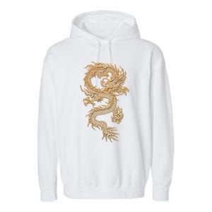 Chinese Culture Dragon Asian Gift Garment-Dyed Fleece Hoodie