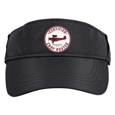 Certified Crop Duster Planes And Aerial Adult Drive Performance Visor