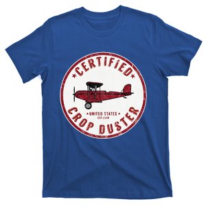 Certified Crop Duster Planes And Aerial T-Shirt