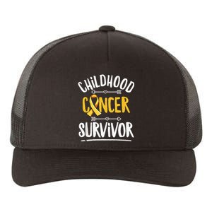 Childhood Cancer Design For A Childhood Cancer Survivor Yupoong Adult 5-Panel Trucker Hat