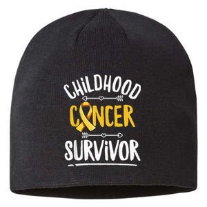 Childhood Cancer Design For A Childhood Cancer Survivor Sustainable Beanie