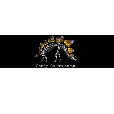 Candy Corn Dinosaur Halloween Skeleton Cornosaurus Fun Cool Bumper Sticker