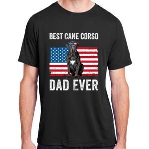 Cane Corso Dad USA American Flag Cane Corso Dog Lover Owner Adult ChromaSoft Performance T-Shirt