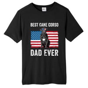 Cane Corso Dad USA American Flag Cane Corso Dog Lover Owner Tall Fusion ChromaSoft Performance T-Shirt