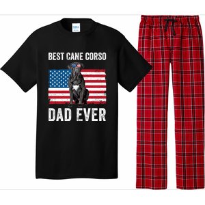 Cane Corso Dad USA American Flag Cane Corso Dog Lover Owner Pajama Set