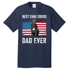 Cane Corso Dad USA American Flag Cane Corso Dog Lover Owner Tall T-Shirt