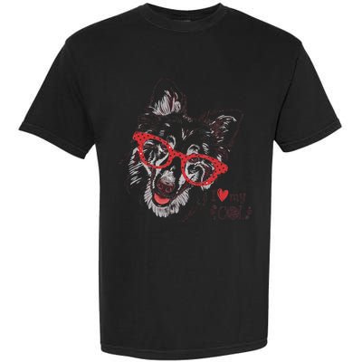 Cute Col Dog Sketch Art Collie .Png Garment-Dyed Heavyweight T-Shirt