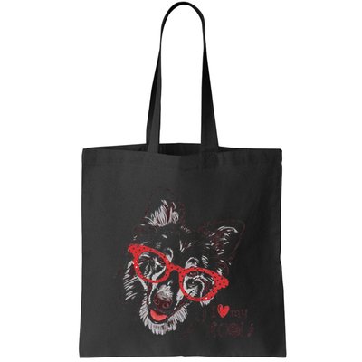 Cute Col Dog Sketch Art Collie .Png Bag