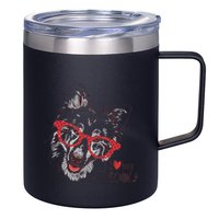 Cute Col Dog Sketch Art Collie .Png 12oz Stainless Steel Coffee Mug