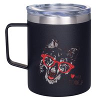 Cute Col Dog Sketch Art Collie .Png 12oz Stainless Steel Coffee Mug