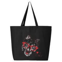 Cute Col Dog Sketch Art Collie .Png 25L Jumbo Tote