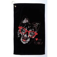 Cute Col Dog Sketch Art Collie .Png Golf Towel