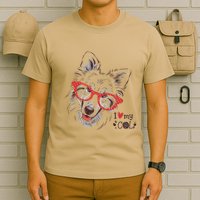 Cute Col Dog Sketch Art Collie .Png T-Shirt