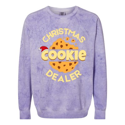 Christmas Cookie Dealer Baker Xmas Cookie Baking Colorblast Crewneck Sweatshirt