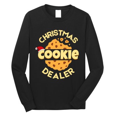 Christmas Cookie Dealer Baker Xmas Cookie Baking Long Sleeve Shirt