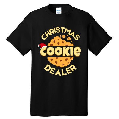 Christmas Cookie Dealer Baker Xmas Cookie Baking Tall T-Shirt