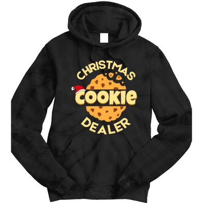 Christmas Cookie Dealer Baker Xmas Cookie Baking Tie Dye Hoodie