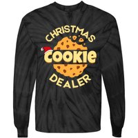 Christmas Cookie Dealer Baker Xmas Cookie Baking Tie-Dye Long Sleeve Shirt