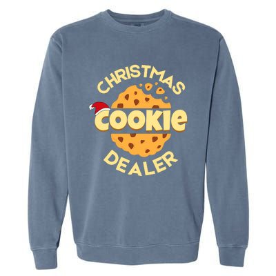 Christmas Cookie Dealer Baker Xmas Cookie Baking Garment-Dyed Sweatshirt