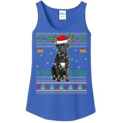 Cane Corso Dog Lover Xmas Santa Cane Corso Ugly Christmas Meaningful Gift Ladies Essential Tank