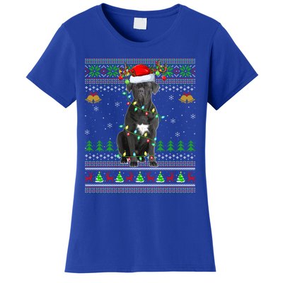 Cane Corso Dog Lover Xmas Santa Cane Corso Ugly Christmas Meaningful Gift Women's T-Shirt